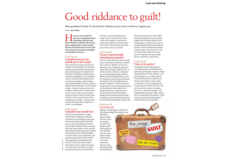 Press about guilt