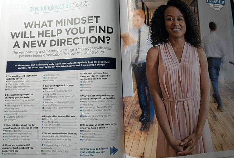 test: What mindset will help you find a new direction?