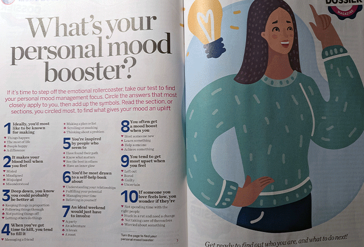 Test: What's your personal mood booster?