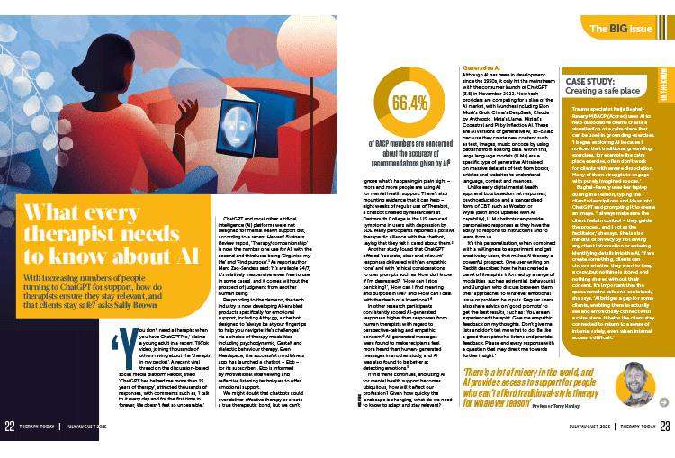 What every therapist needs to know about AI